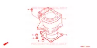 CYLINDRE pour Honda XR 650 R de 2006