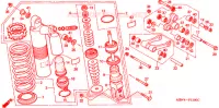 AMORTISSEUR ARRIERE pour Honda XR 650 R de 2000