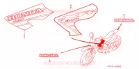 T (3) pour Honda XR 80 de 2001