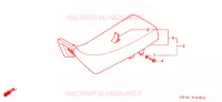 SELLE (1) pour Honda XR 80 de 1999