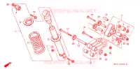 AMORTISSEUR ARRIERE pour Honda XR 80 de 2000