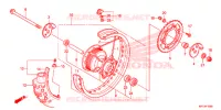 ROUE ARRIERE pour Honda CRF 150 F de 2015