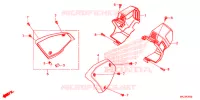 COUVERCLE LATERAL pour Honda CB 1000 R ABS de 2018