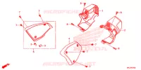 COUVERCLE LATERAL pour Honda CB 1000 R ABS de 2018