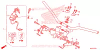 GUIDON   TE DE FOURCHE pour Honda XR 125 L Electric start + Kick start de 2019