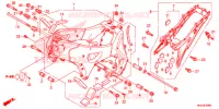 CADRE pour Honda CROSSTOURER 1200 ABS RED de 2018