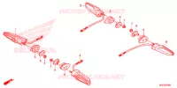 CLIGNOTANT pour Honda CROSSTOURER 1200 ABS RED II de 2018