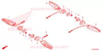 CLIGNOTANT pour Honda CROSSTOURER 1200 ABS RED de 2018