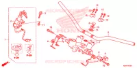 GUIDON   TE DE FOURCHE pour Honda XR 150 3LA de 2018