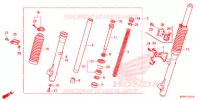 FOURCHE (2) pour Honda XR 150 PE de 2021