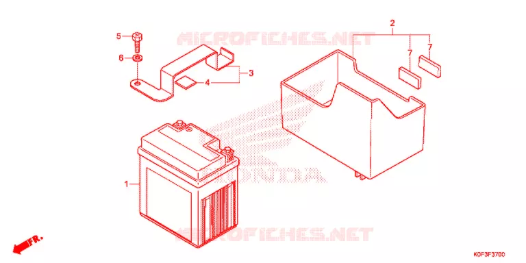 BATTERIE Honda MOTO 125 MONKEY 2020  Z125MAK