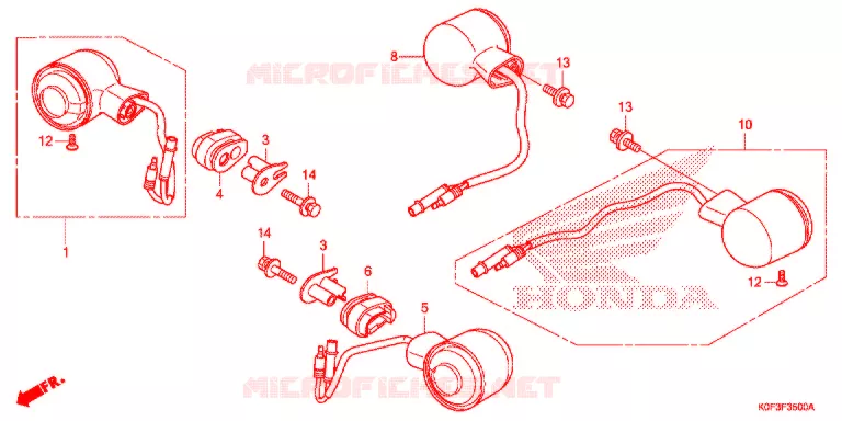 CLIGNOTANT Honda MOTO 125 MONKEY 2020  Z125MAK