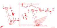 BEQUILLE pour Honda XR 150 3LA de 2014