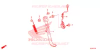 BEQUILLE pour Honda Z 125 MONKEY de 2021