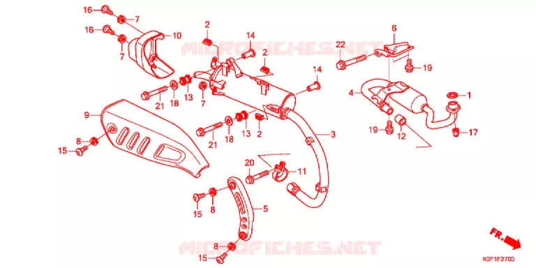 SILENCIEUX D'ECHAPPEMENT Honda MOTO 125 MONKEY 2020  Z125MAK