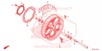 ROUE AVANT pour Honda NC 750 INTEGRA de 2018