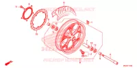 ROUE AVANT pour Honda NC 750 INTEGRA de 2018