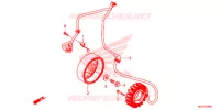ALTERNATEUR pour Honda CB 650 F ABS RED de 2018