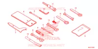 OUTIL pour Honda CB 650 F ABS RED de 2018