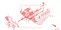 SILENCIEUX D'ECHAPPEMENT pour Honda CB 650 F ABS RED de 2018