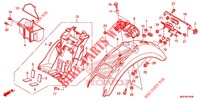 GARDE BOUE ARRIERE (CB1100TA/TAD) pour Honda CB 1100 T DCT ABS de 2017