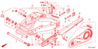 BRAS OSCILLANT pour Honda CBR 1000 ABS RED de 2017