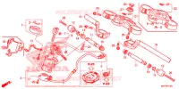 GUIDON   TE DE FOURCHE pour Honda CBR 1000 ABS BLACK de 2017