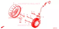 ALTERNATEUR pour Honda CB 500 F de 2017