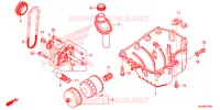CARTER   POMPE   FILTRE A HUILE pour Honda CB 500 F de 2017