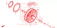 ROUE AVANT pour Honda CB 500 F de 2017