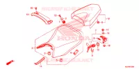 SELLE pour Honda CB 500 F de 2017