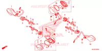 CLIGNOTANT pour Honda CB 500 X ABS de 2017