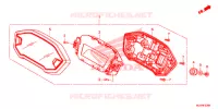 COMPTEUR pour Honda CB 500 X ABS de 2017