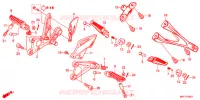 REPOSE PIED pour Honda CBR 1000 RR SP2 de 2018