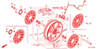 ROUE AVANT pour Honda CBR 1000 RR SP2 de 2018