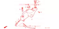 RESERVOIR D'HUILE pour Honda NSR 50 de 1987
