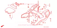 SELLE (1) pour Honda NSR 50 de 1987