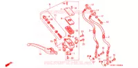 MAITRE CYLINDRE DE FREIN AVANT pour Honda CB 400 SUPER FOUR DRIVING SCHOOL -YA- de 2002