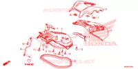 COUVERCLE DE COFFRE pour Honda NC 700 X de 2017
