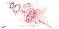 ROUE AVANT pour Honda NC 700 X de 2017