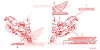 AUTOCOLLANTS pour Honda NC 700 X ABS DCT de 2017