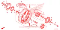ROUE ARRIERE pour Honda NC 700 X ABS DCT de 2017