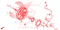 ROUE AVANT pour Honda SH 300 I ABS -3E- de 2018