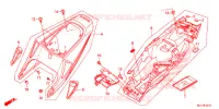 COUVERCLES LATERAUX pour Honda CBR 600 RR ABS RED de 2017