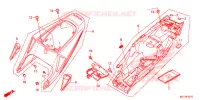 COUVERCLES LATERAUX pour Honda CBR 600 RR RED de 2017