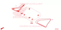 COUVERCLES LATERAUX pour Honda REBEL 300 de 2017