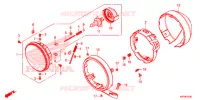 PHARE pour Honda REBEL 300 de 2017