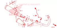 SILENCIEUX D'ECHAPPEMENT pour Honda REBEL 300 de 2017