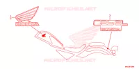 AUTOCOLLANTS pour Honda REBEL 500 de 2017