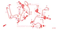 COMMODO   LEVIER   CABLE (CRF1000D) pour Honda AFRICA TWIN CRF 1000 DCT WHITE de 2016